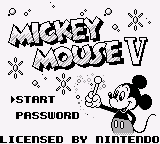 Mickey Mouse V (Japan) (Rev 1)